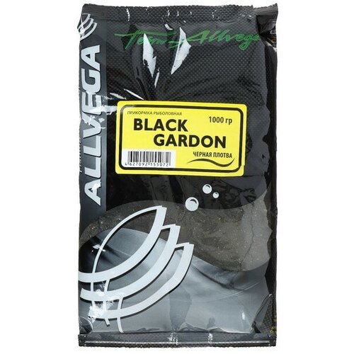 фото Прикормка allvega team allvega black gardon, черная плотва, 1 кг