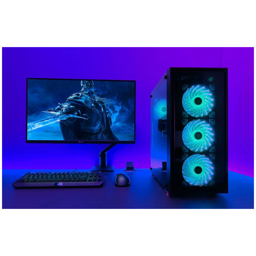 Игровой компьютер 1IstPlayer i7-20-потоков, SSD-256Гб, RX-580-8Гб, 16Гб ОЗУ gaming pc intel xeon e5 2689 16gb ddr3 ssd 256 gb windows 10 pro trial