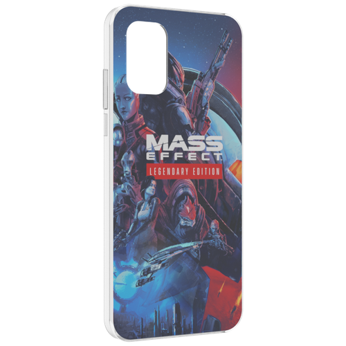 Чехол MyPads Mass Effect Legendary Edition для Nokia G21 задняя-панель-накладка-бампер