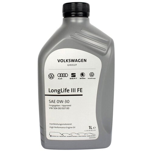 Синтетическое моторное масло VOLKSWAGEN Longlife III FE 0W-30, 1л