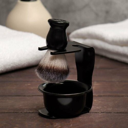 Набор для бритья PREMIUM SHAVE , 3 предмета набор для бритья premium shave 3 предмета подарочная упаковка цвет чёрный