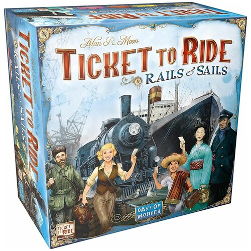 Настольная игра Ticket to Ride: Rails & Sails на английском языке