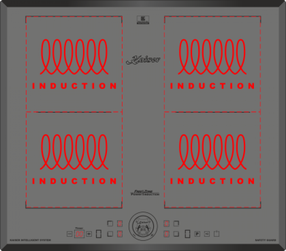 KCT 6730 FIG Индукционная варочная поверхность Kaiser KCT 6730 FIG - фотография № 5