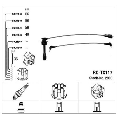 Провода высоковольтные RCTX117