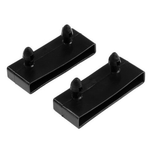 Держатель для ламели накладной 63 мм. односторонний для металла, 2 шт.