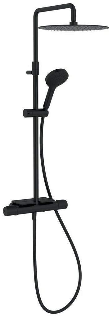 Душевая стойка Jacob Delafon Metro E26589-BL с полкой