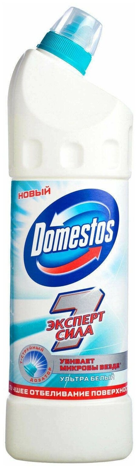 Гель для сантехники Domestos «Ультра белый», для унитаза, 1 л