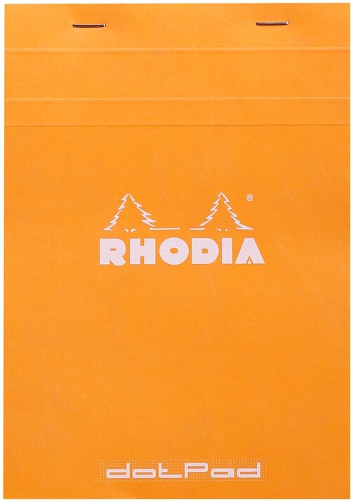 Rhodia Блокнот 80 листов в точку цвет оранжевый формат А5