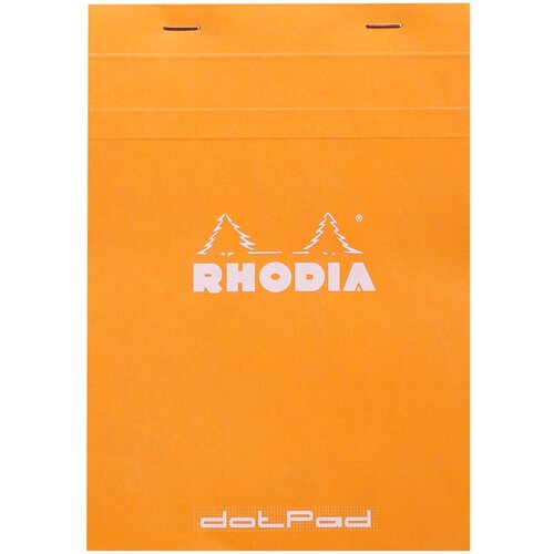 Rhodia Блокнот 80 листов в точку цвет оранжевый формат А5