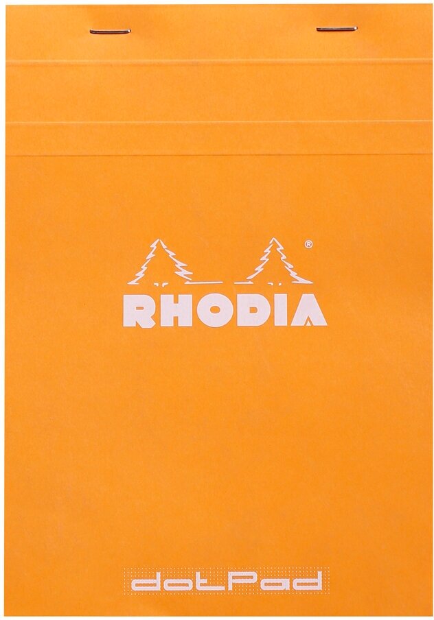 Блокнот Rhodia dotPad №16, A5, точка, 80 г, оранжевый