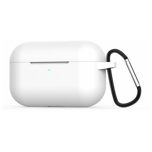 Силиконовый чехол для наушников Apple AirPods Pro (белый)