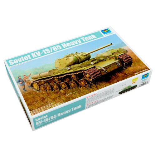 Сборная модель Trumpeter Soviet KV-1S/85 Heavy Tank (01567) 1:35 сборная модель trumpeter soviet at p artillery tractor 09509 1 35