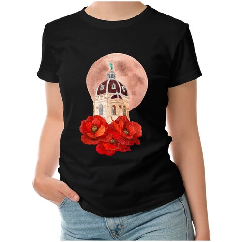 фото Футболка roly, размер s, черный