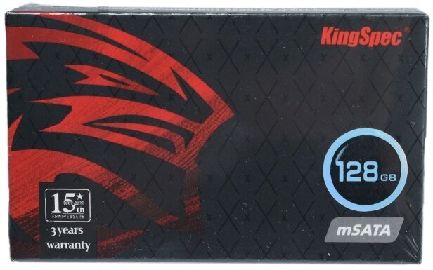Твердотельный накопитель KingSpec SSD mSATA MT Series 128Gb MT-128
