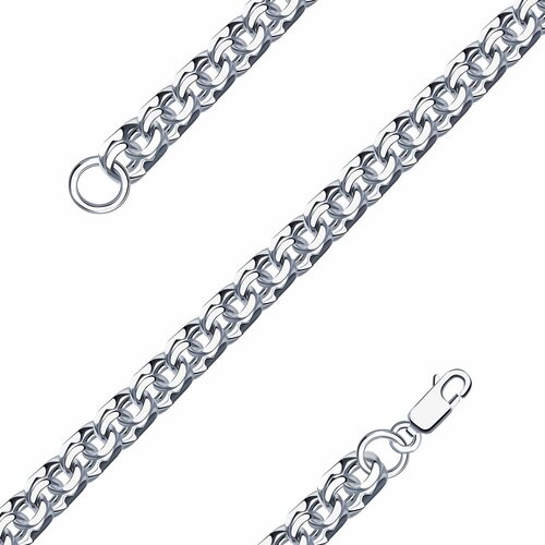 Цепь Diamant online, серебро, 925 проба, длина 45 см, средний вес 21.25 г, , серебристый