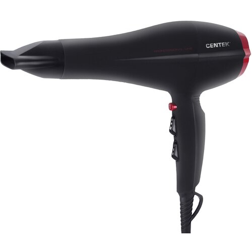 Фен Centek CT-2261 1600 Вт 2 скорости 3 температурных режима черный 175800₽
