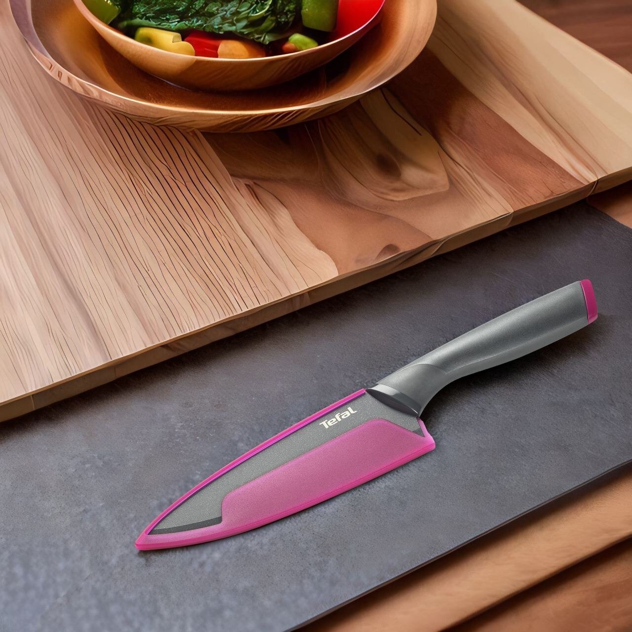 "Нож кухонный Tefal Fresh Kitchen K1220205, 20 см" - фотография № 13