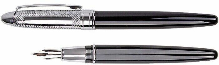Ручка перьевая 0,8мм "Darvish", корпус металл, пластиковый футляр