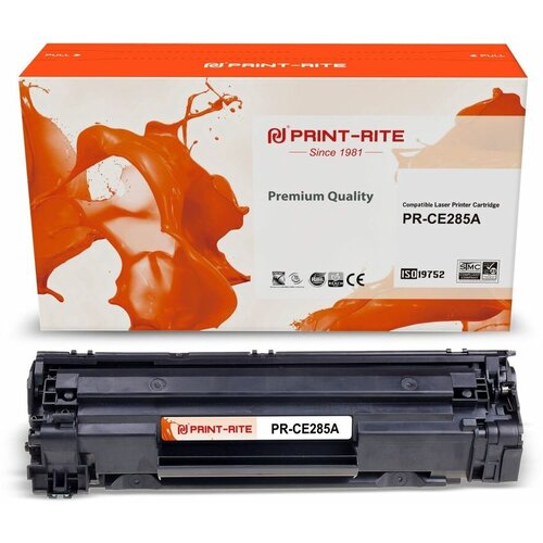 PRINT-RITE Картридж лазерный Print-Rite TFH899BPU1J1 PR-CE285A CE285A черный (1600стр.) для HP LJ P1102/P1102W/ print rite тонер картридж совместимый принтрайт print rite pr cf218a cf218a черный 1 4k