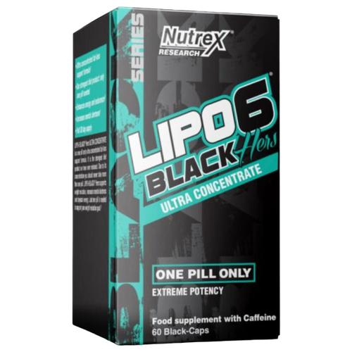 Nutrex Lipo-6 black Hers Extreme Potency Ultra Concentrate, 60 шт., нейтральный lipo 6 black cleanse