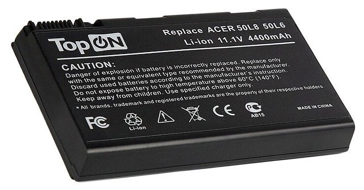 Аккумулятор для ноутбуков Acer Aspire 3690 5110 5680 TravelMate 3900 4200. 11.1V 4400mAh 49Wh. PN: BATCL50L8 BT.00803.005.