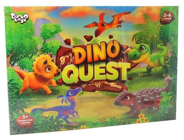 Danko Toys Развивающая настольная игра «Dino Quest»