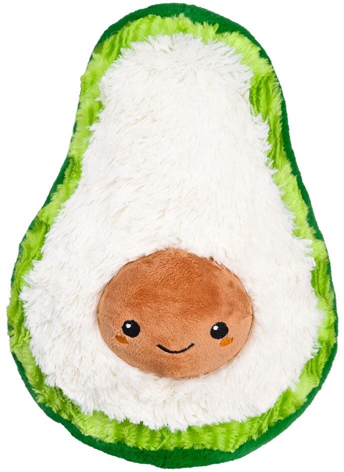Мягкая игрушка Fancy Авокадо, 39 см, белый/зеленый/коричневый
