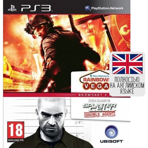 tom clancy s splinter cell double agent двойной агент ps3 английский язык Tom Clancy's Splinter Cell: Double Agent + Ranbow Six Vegas (PS3, английская версия)