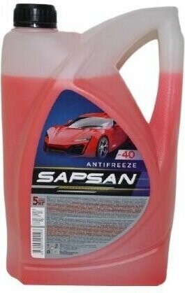 Антифриз "Sapsan" Red красный (5кг)