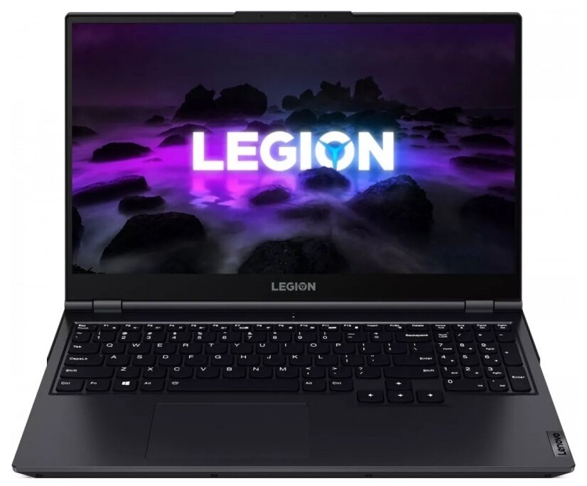 17.3" Ноутбук Lenovo Legion 517ITH6H 1920x1080, Intel Core i5 11400H 2.7 ГГц, RAM 16 ГБ, DDR4, SSD 512 ГБ, NVIDIA GeForce RTX 3060, Windows 10 Home, 82JM000DRU, фантомный синий