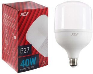 REV Лампа светодиодная REV PowerMax, T120, E27, 40 Вт, 6500 K, холодный свет