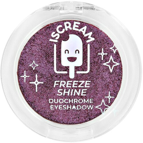 Тени для век ISCREAM FREEZE SHINE дуохром тон 01 (green silk)