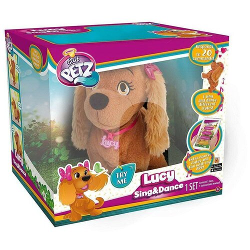 Интерактивная игрушка IMC Toys Club Petz Собака Lucy Sing and Dance, 95854