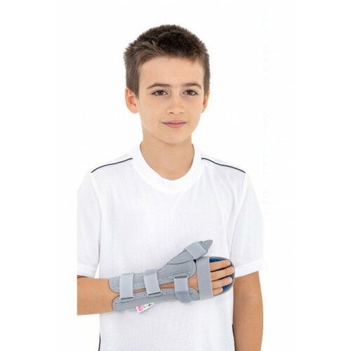 Детский длинный ортез руки и предплечья со стабилизатором большого пальца Reh4Mat AM-OSN-L-02 (детский) размер 1 правый