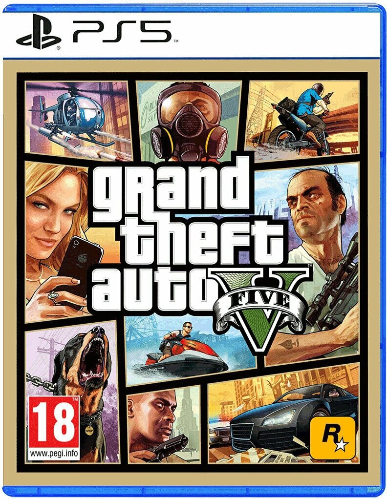 Игра GTA 5 Grand Theft Auto V PS5 русс. субт.