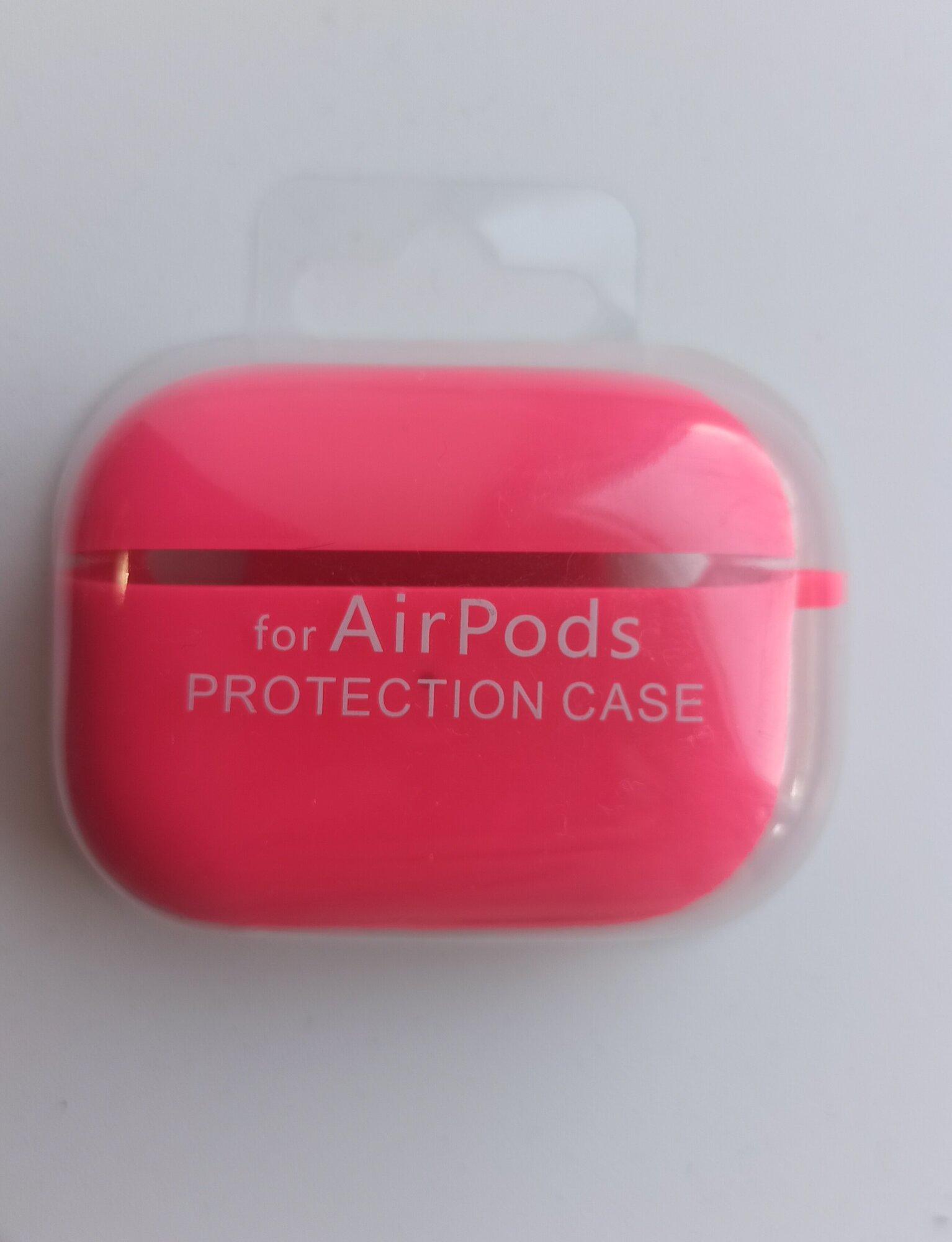 Ультратонкий силиконовый чехол для наушников Apple AirPods Pro / розовый