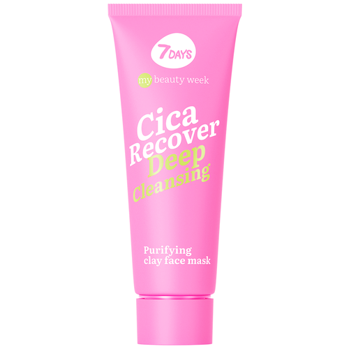 7DAYS MY BEAUTY WEEK Маска для лица очищающая CICA RECOVER, 40 г, 80 мл уход за лицом celderma маска для лица с маслом авокадо питательная