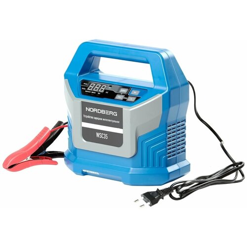 Пусковое устройство для автомобиля 15A 1224V NORDBERG Зарядное устройство интеллектуальное для аккумуляторов авто Бустер автомобильный - WSC35 10600₽
