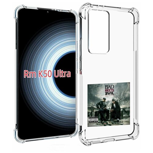 Чехол MyPads Eminem BAD MEETS EVIL – HELL THE SEQUEL для Xiaomi 12T / Redmi K50 Ultra задняя-панель-накладка-бампер чехол mypads eminem bad meets evil – hell the sequel для xiaomi redmi note 12 pro plus задняя панель накладка бампер