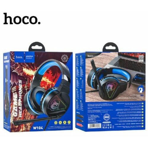 Игровые наушники с микрофоном полноразмерные hoco W104 211300₽