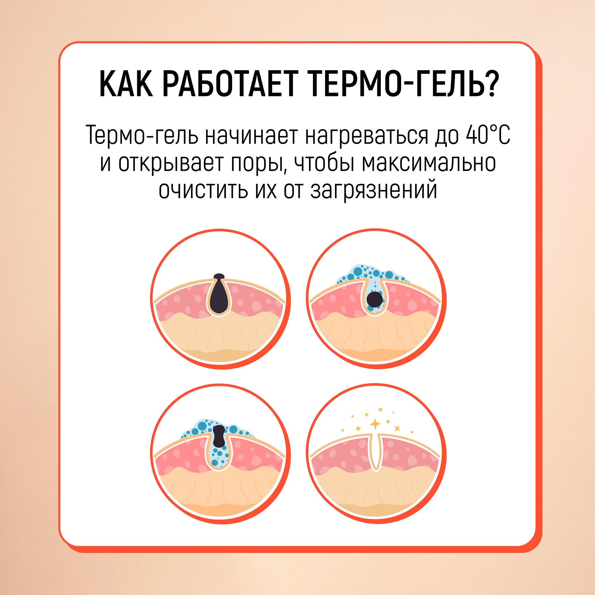 Tsururi Термо-гель против черных точек разогревающий c марокканской вулканической глиной 55 г (Tsururi, ) - фото №13