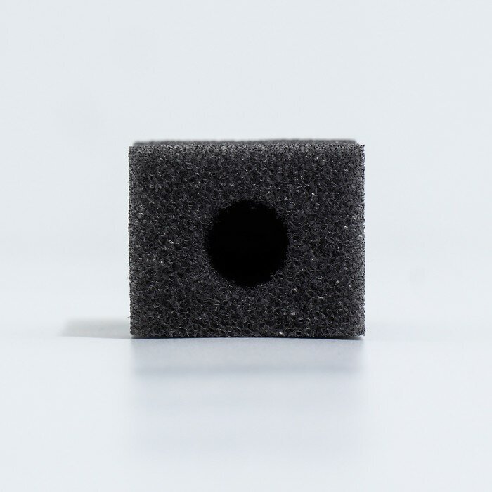 Губка прямоугольная для фильтра, серия F, 3 х 3,5 х 7 см, серая - фотография № 4