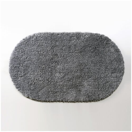 фото Коврик для ванной комнаты wasserkraft dill 100x60 серый bm-3951