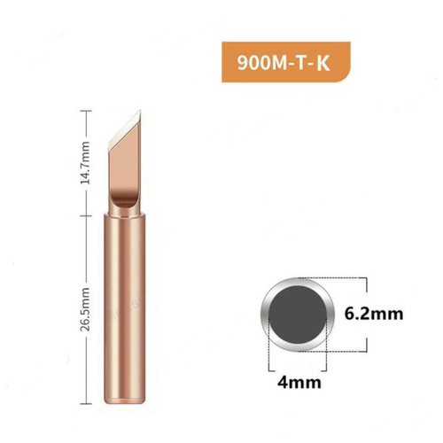 Жало паяльное медное 900M-T-K жало паяльное element 900m k ножевидный