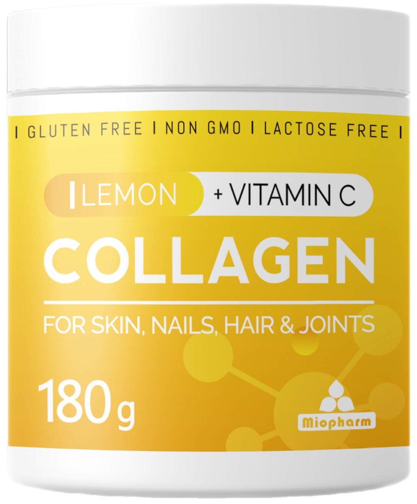 Collagen + Vitamin C пор., 180 г, лимон