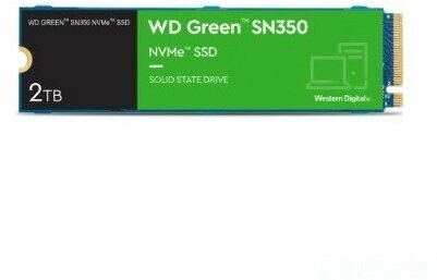 Твердотельный накопитель SSD WD Green SN350 NVMe WDS200T3G0C 2ТБ M2.2280 (QLC) - фото №6
