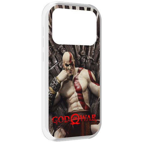 Чехол MyPads God of War Кратос для Oukitel F150 Air1 Pro / F150 Air1 задняя-панель-накладка-бампер чехол mypads god of war iii для oukitel c32 задняя панель накладка бампер