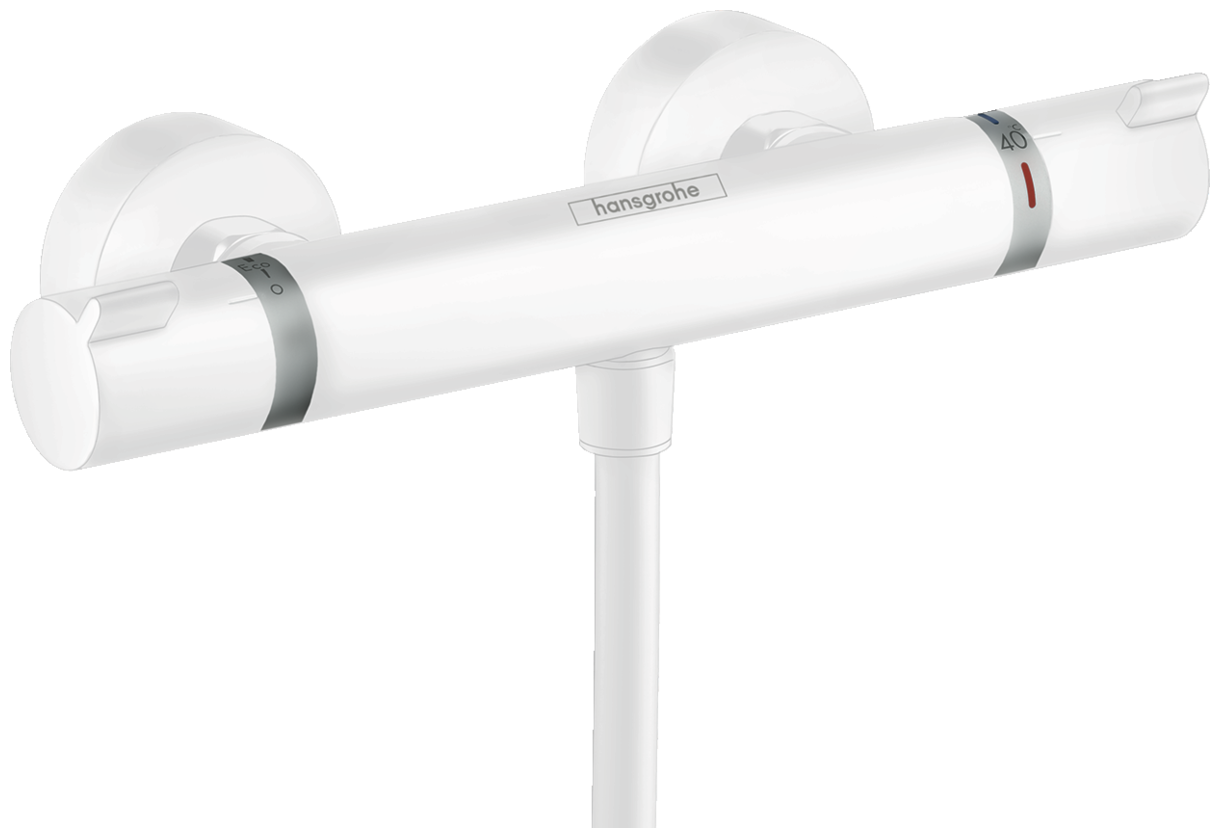 Смеситель-термостат для душа Hansgrohe Comfort Ecostat 13116700 белый