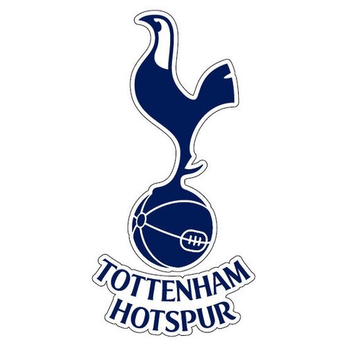 Наклейка Tottenham Hotspur FC, 8х15 см