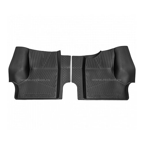 фото Коврики в салон резиновые для газель premium (передний ряд сидений), rezkon